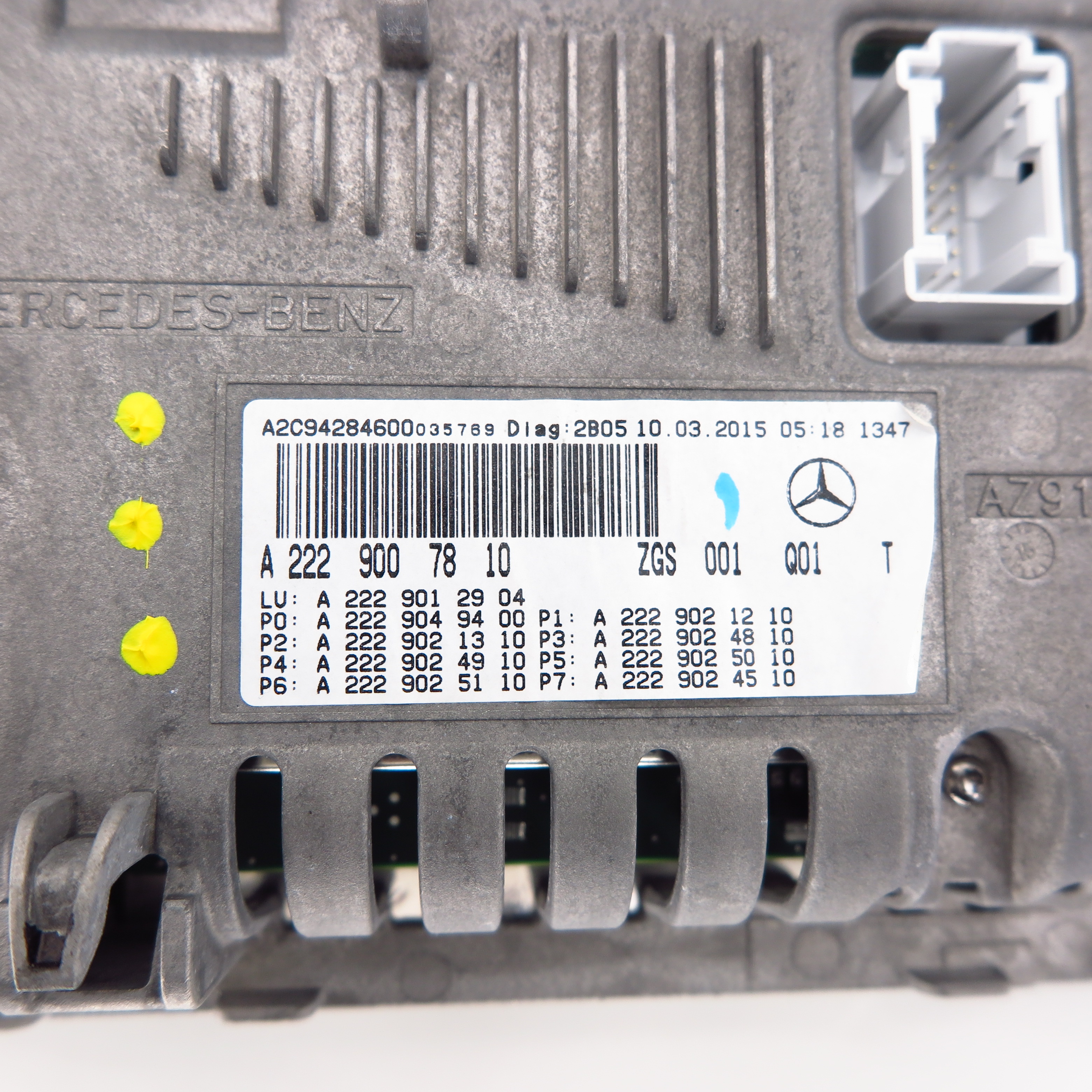 Details About Speedometer Mercedes S Class 217 W222 05 13 A2229007810 Just 19853 Km