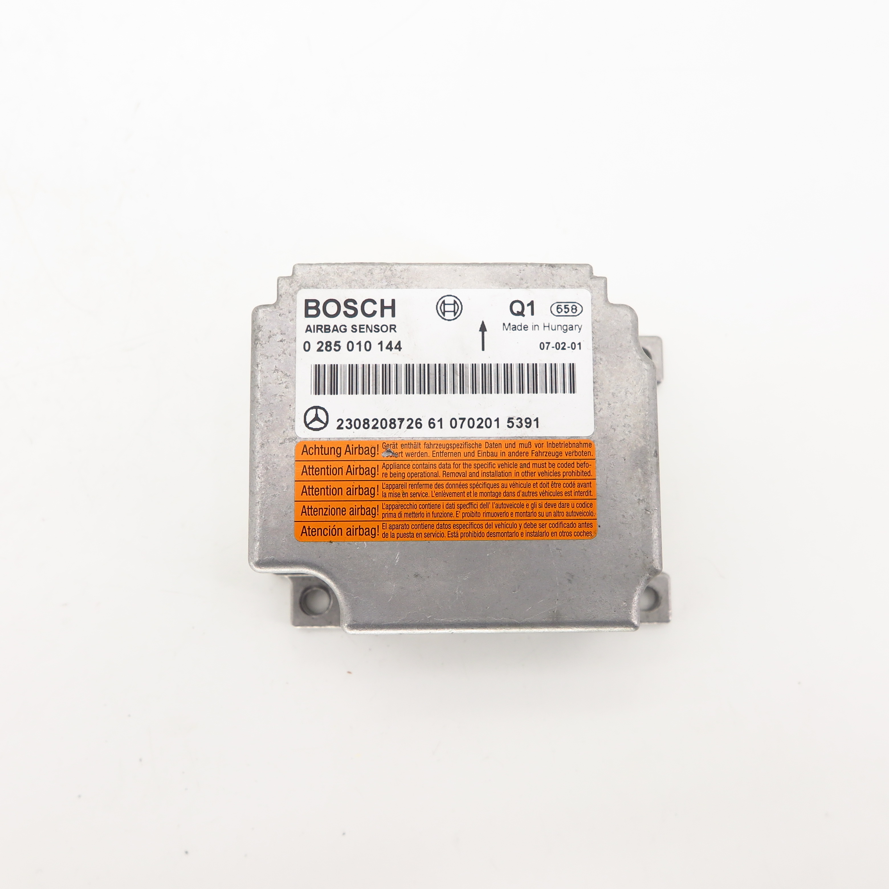 Details About Airbag Controller Mercedes Sl R230 A2308208726 A2308200985