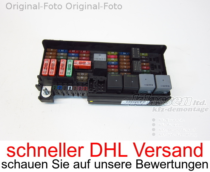 fuse Box Mercedes MCLASS W164 ML A1645402372 SERB MCLASS